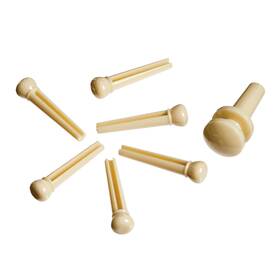 Pwps11 Planet Waves Dftaddario Accessories Injected Molded Bridge Pins With End Pin Set Of 7 Ivory