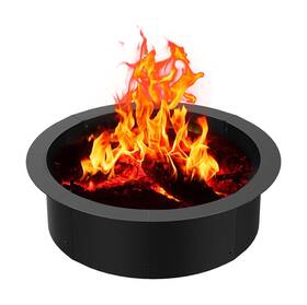 Fpr1 Poolergetic 36 Inch Inner Fire Pit Ring 40 Outer Large Round Steel P... Fast Ship