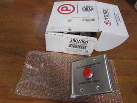 3001000 Potter New Abort Switch Assembly Red Button