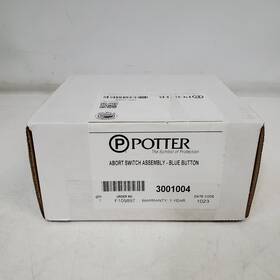 3001004 Potter New Abort Switch Assembly Blue Button