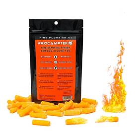 Pct004 Procamptek Fire Plugs 100% Waterproof Starter For Emergencies Survival Campfire