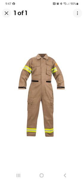 F5141lr-khaki Propper Extrication Suit Khaki Regular Large