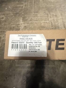 Phsc-190-xcr Protectowire Linear Heat Detector Cable 500 Feet Fire Alarm