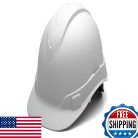 B072bzfdyj Pyramex Ridgeline Cap Style Hard Hat 4-point Ratchet Suspension Matte White