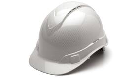 B078b36rwp Pyramex Ridgeline Cap Style Hard Hat Vented 4-point Ratchet Suspension Shiny