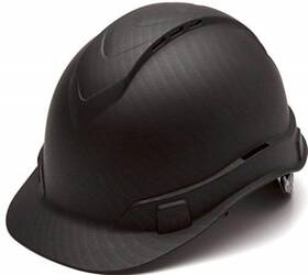 B078b9qd55 Pyramex Ridgeline Cap Style Hard Hat Vented 4-point Ratchet Black