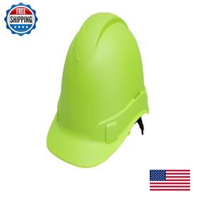 B0d1w4kcrv Pyramex Ridgeline Cap Style Hard Hat 4 Point Ratchet Matte Lime Graphite