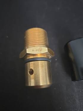 551100 Pyro-chem Monarch Paintbooth Fire System Nozzle N-plu Solid Brass Plenum