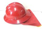 R160 Bullard Red Hat Wildland Fire Helmet With Ratchet Suspension