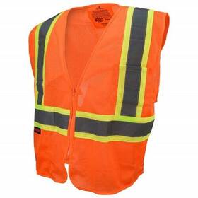 Sv225-2zom-4x Radians 674326238869 Class-2 Fire Retardant Vest Two Tone Trim 4x-l Or