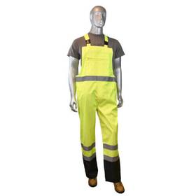 Rw30-es1y-5x Radians Industrial Safety Coated Rain Bibs