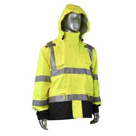 Rw32-3z1y-xl Radians Industrial Safety Rain Jacket