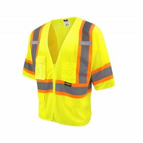 Sv232-3zgm-3x Radians High Visibility/type R Class 3 Vests Hi-vis Green - Size 3x