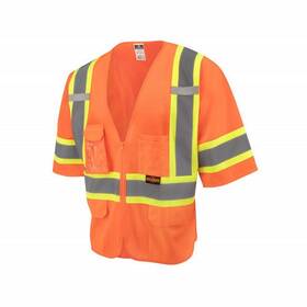 Sv232-3zom-2x Radians High Visibility/type R Class 3 Vests Hi-vis Orange - Size 2x