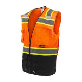 Sv51b-2zom-5x Radians Sv51b Twotoned Colorblocked Vest Hivis Orange Size 5x