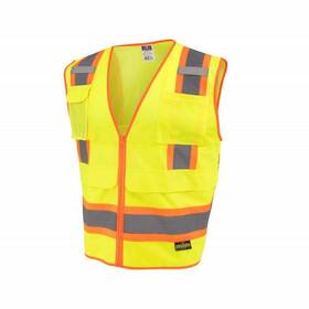 Sv69-2zgm-2x Radians High Visibility/type R Class 2 Vests Hi-vis Green - Size 2x