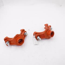 415mtgr Rasco 2 Pack 4 Inch X 1-1/2 Grooved Mechanical Tee