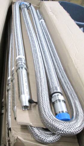 Rfb72h Rascoflex Box Of 20 - Flexible Fire Sprinkler Braided Hose 1/2 X 72