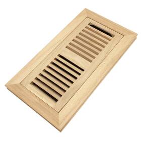 Fmwo2x14 Razo White Oak Wood Flush Mount Floor Register Vent Cover 2-1/4 X 14 Inch Duct O