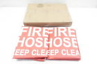 Re-26 Na Box Of Red Vinyl Coated Fire Hose Reel Cover
