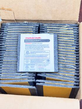 66367 Rectorseal 10 Pack Metacaulk 3.75 Inch Firestop Box Guard Insert 2-gang / Double Boxes