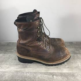 83834 Red Wing Shoes Mens Mesabi Logger Waterproof Leather Steel Toe Boots 10
