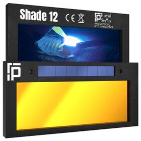 B0cnn2kbbz Ridge Products King Single 1.0 Shade 12 Gold Auto Darkening Welding Lens 2x4.25in Ultra Clear D