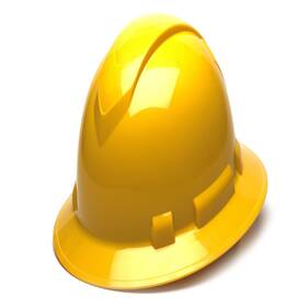 B00x4d9cq8 Ridgeline Pyramex Full Brim Hard Hat 4 Point Ratchet Yellow