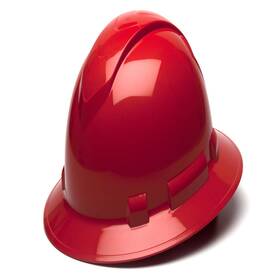 B01mruwq1j Ridgeline Pyramex Full Brim Hard Hat 4 Point Ratchet Red