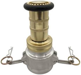 N2008bc1 Rosyocean Heavey Duty 2 Inch Fire Hose Nozzle Brass Equipment Industial Spray Jet