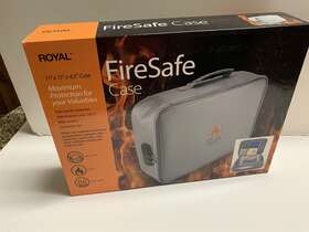 89407p Royal Fb25 Consumer Fireproof Case Home Office Emergency Papers
