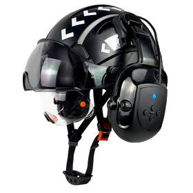B0d1kbj4n4 Safebuilder Safety Helmet Visor Bluetooth Ear Muffs Snr 26db Hard Hat Visors