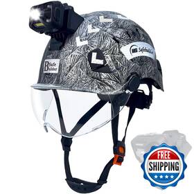 B0d8tcyfz5 Safebuilder Safety Helmet Headlightsafety Hard Hats Visorrechargeable Headlamp