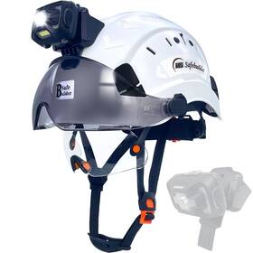 Safebuilder B0fdf42yg6 Safety Hard Hats Visor And Headlight Lightweight Vented