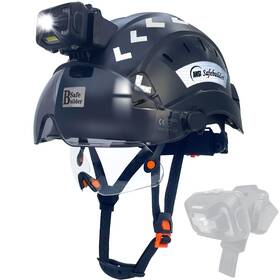 Safebuilder B0fdfb1tj3 Safety Hard Hats Visor And Headlight Lightweight Vented