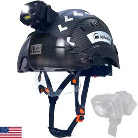 B0fdfh8b8h Safebuilder Safety Hard Hats Visor And Headlight Lightweight Vented