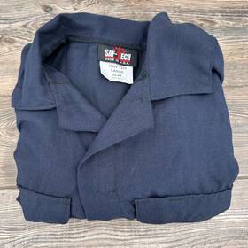 Jsnv-1525 Saftech 100 % 4.5 Nomex 111a Jsnv 1525 Large 42-44 Made In Usa Nfpa 2112