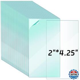 B0cl6yqtmt Saysurey 100x 2x4.25 Inch Clear Pc Welding Helmet Lenses 0.04 Thick Replacement