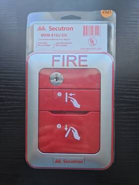 Mrm-810u-en Secutron Manual Pull Box Conventional