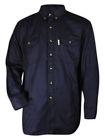 Sh107nvxl-ea Magid Compliant Navy Flame Resistant Work Shirt Xl Each
