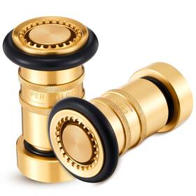 Ri-shimeyao-2552 Shimeyao 2 Pcs 1.5 Inch Npt/npsh Fire Hose Nozzle Brass Equipment Heavy Duty