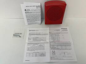 S54329-a1-a1 Siemens Lfs-f-r Horn/strobe Wall Red Alarm New Open Box