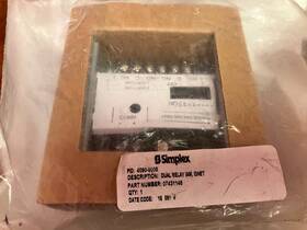 2k-xbew-ochx Simplex 4090-9008 Fire Alarm Dual Relay Individual Addressable Module