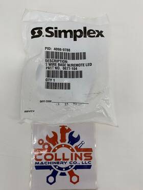 4098-9788 Simplex Pid Part No 0677-104 2-wire Base With Remote Led