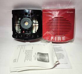 4901-9820 Simplex Truealert Fire Alarm Smartsync Free-run Wall Horn Red