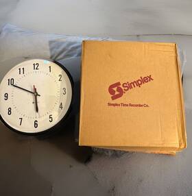 6310-9321 Simplex Electric Synchronous Clock - New In Box Sealed