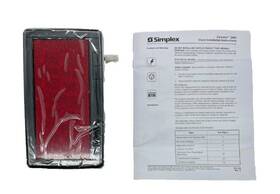 6334-9125 Simplex 63349125 Red Led Clock - Same Day Shipping Sealed