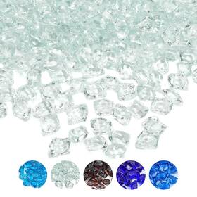 Sk-fa0084-gs10 Skyflame 10-pound Polygon Fire Glass For Pit Fireplace Landscaping 1/2-i