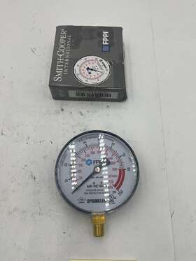 11-552-00 Smith-cooper Qty 1 Fppi Fire Sprinkler Protection Air Gauge 0-250psi