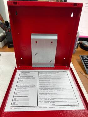 Lt10644 Space Age Electronics New Red Fire Document Cabinet With Keys